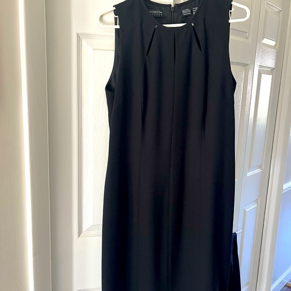 Liz Claiborne Dresses & Skirts - Liz Claiborne lined black dress size 12  3 slits at neckline